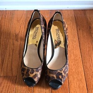 Michael Kors leopard pumps